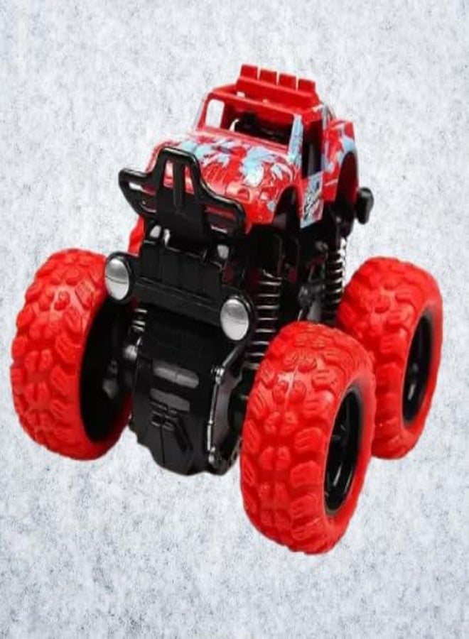 HDA GROUP Pull-Back Monster Truck Desert Racer - Realistic Design Vehicle Toy for Kids 3+ Years for Indoor and Outdoor Play | Safe and Durable Toy for Ultimate Fun(Red) - Image 2